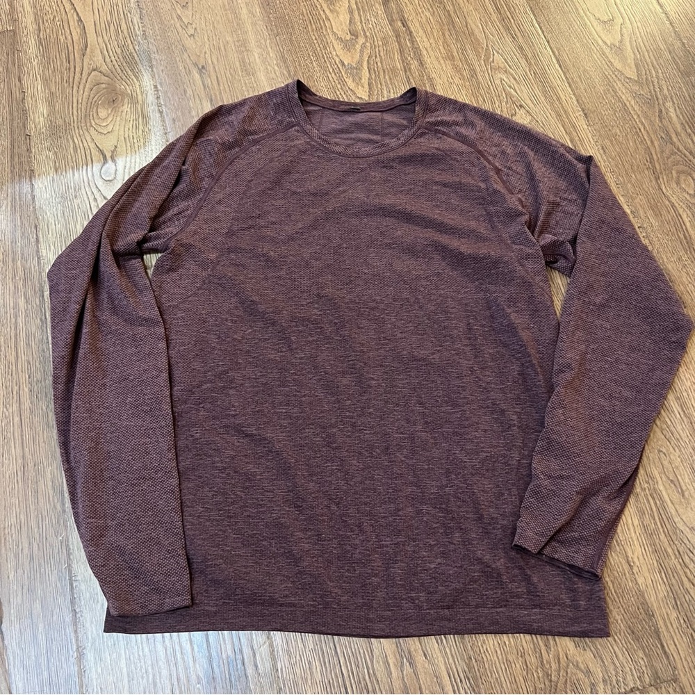 lululemon athletica Long Sleeve Tee - Maroon